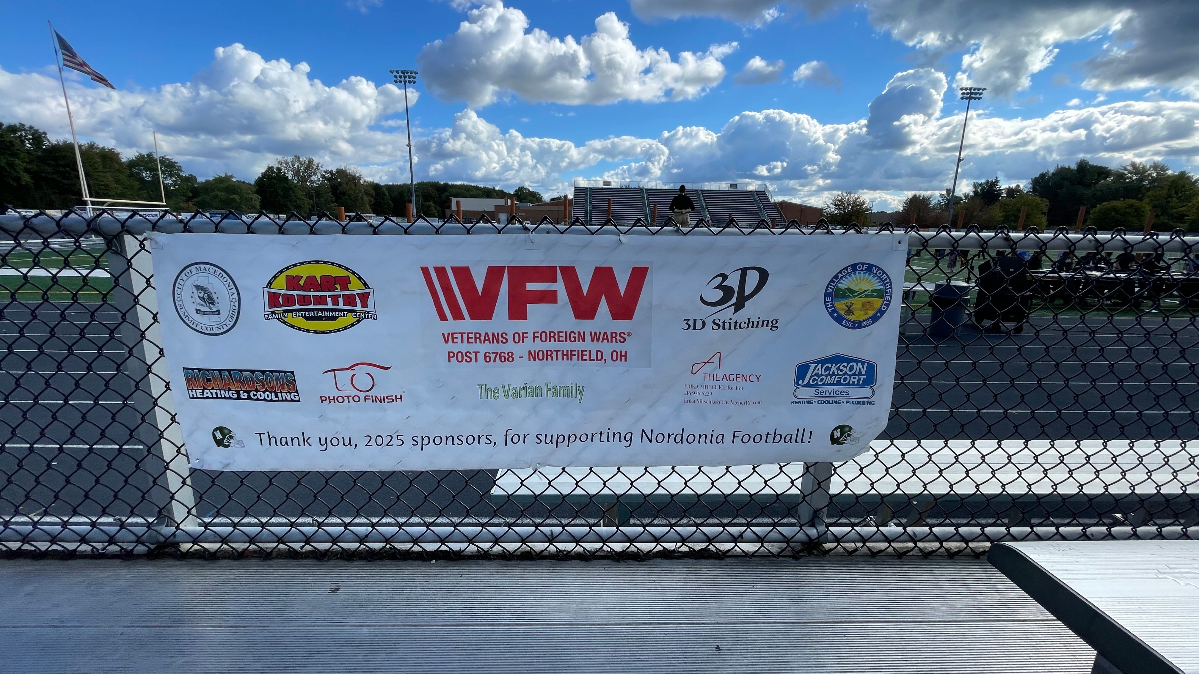 2025 10 Football Sponsor Banner